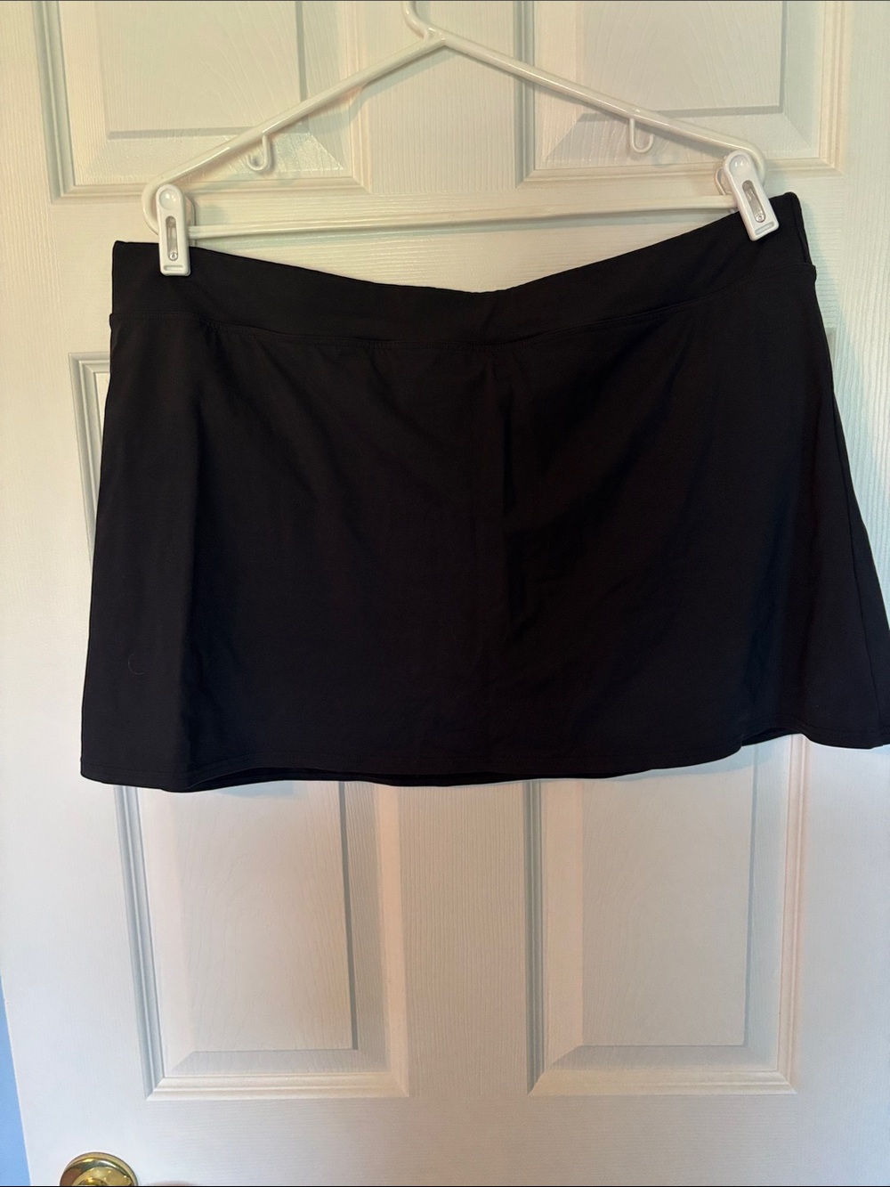 Lands End Black Swim Skirt